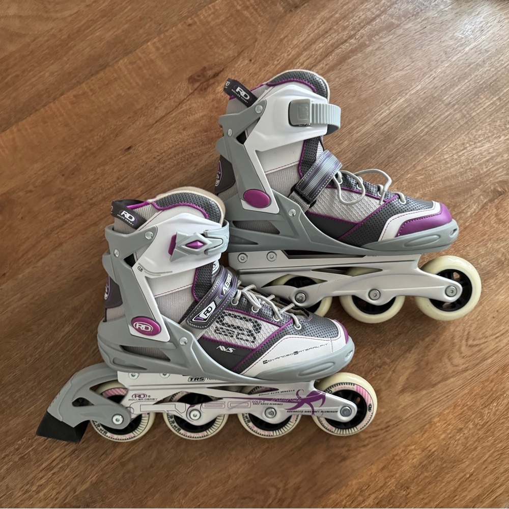 Roller Derby Elite Series Q-60 Race-Rated Inline Skates Size 8 Rollerblades.